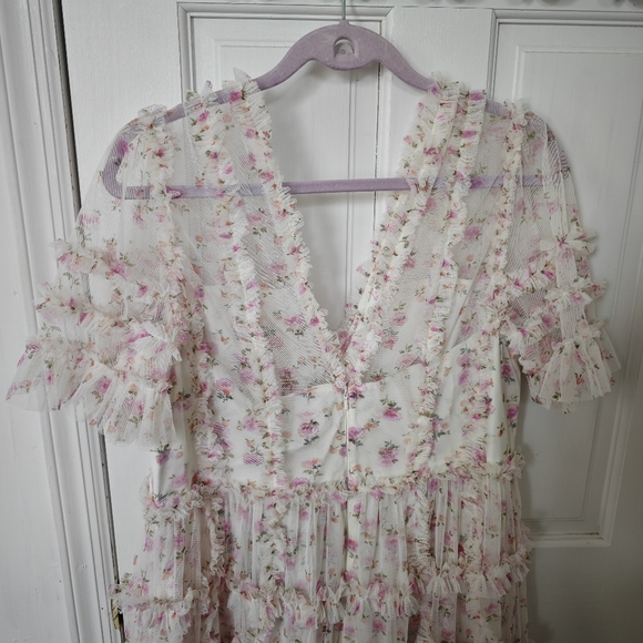 Needle & Thread Midi Floral Dress US14 - Picture 8 of 9